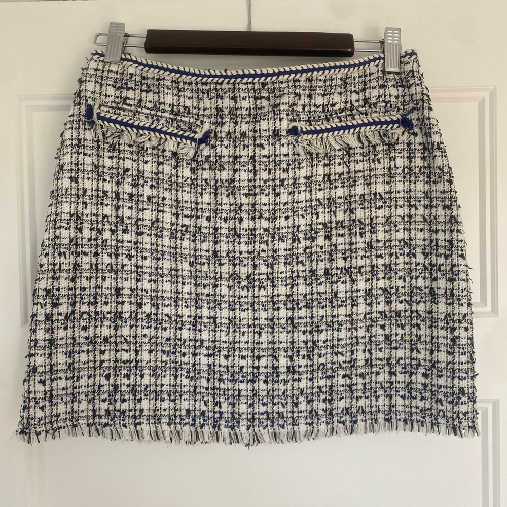 H&M Tweed Pencil Skirt - Black and White